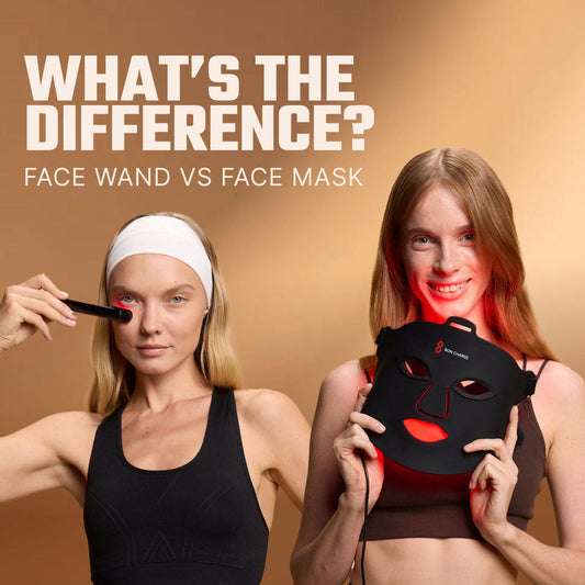 Red Light Face Masks Vs Face Wands - What's Right For You?