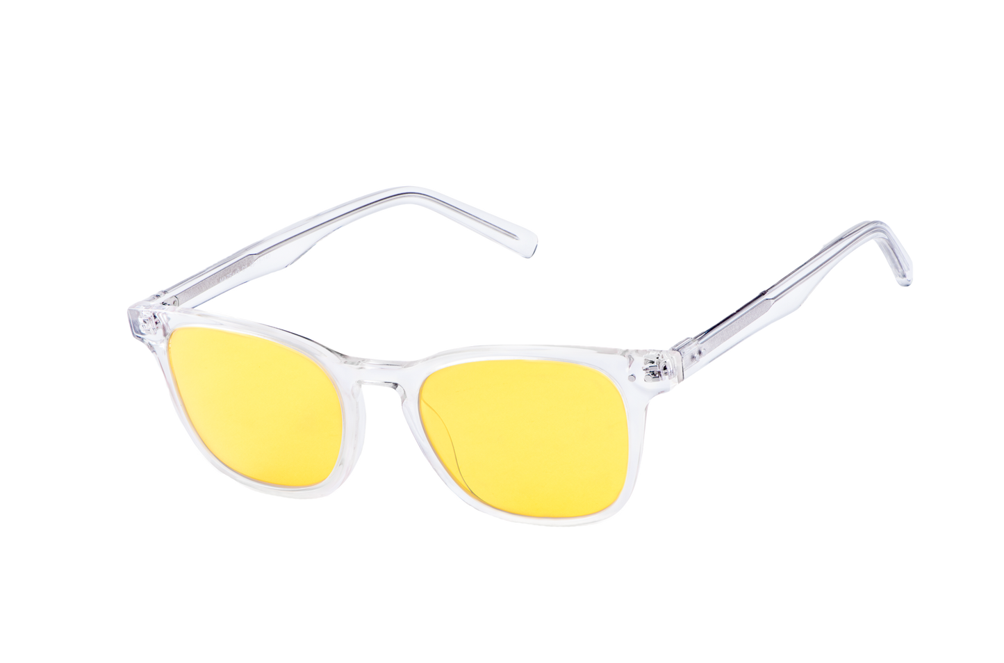 Crystal Light Sensitivity Glasses Prescription Angled View
