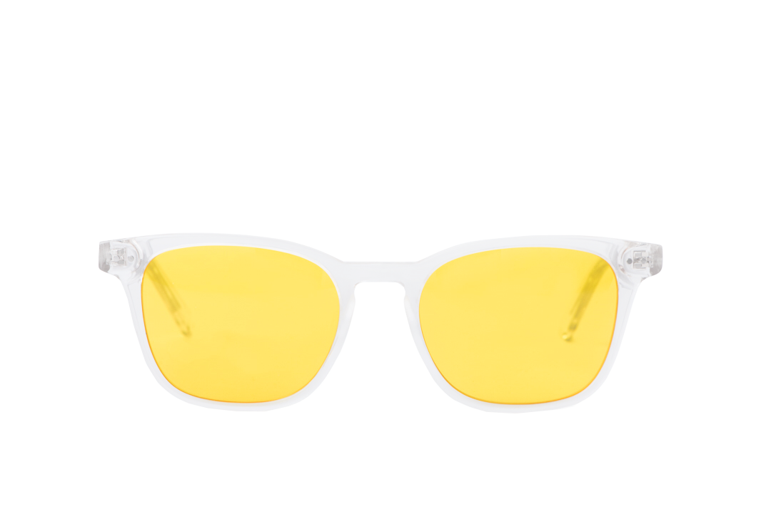 Crystal Light Sensitivity Glasses Prescription Front View