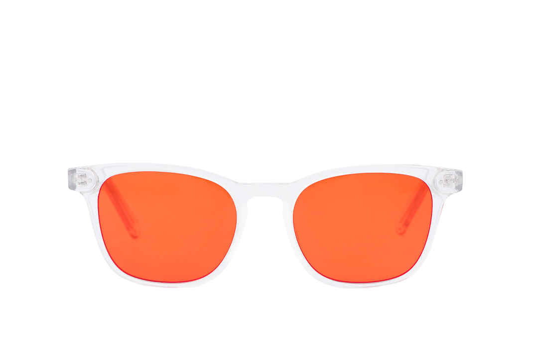 Crystal Blue Light Blocking Glasses Readers Front View