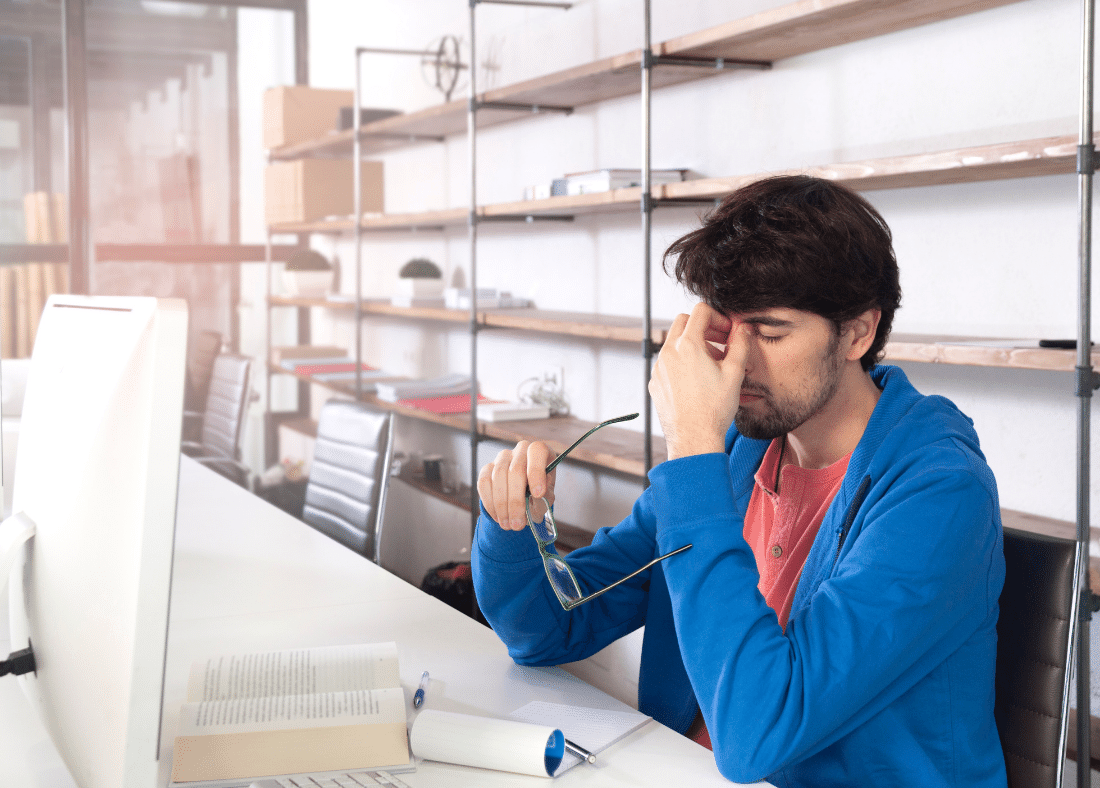 nose hurts with glasses