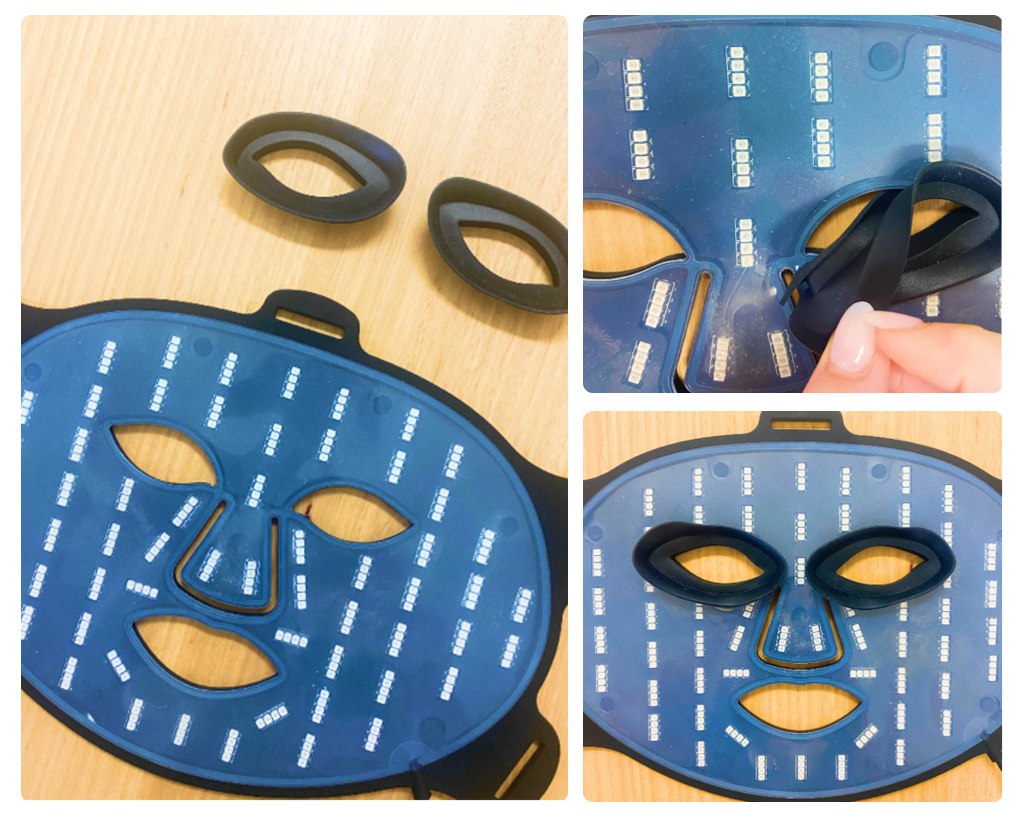 Components of the Inner Parts of The Red Light Face Mask