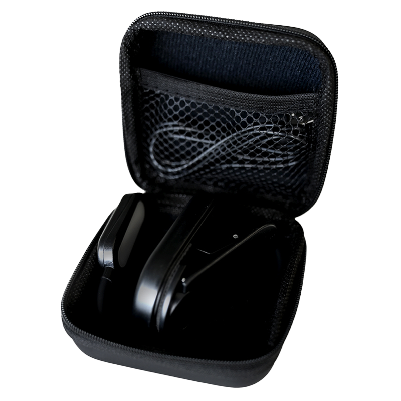 Clip Light Travel Case Open with Clip Light Inside